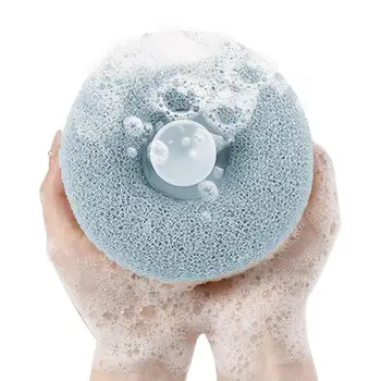 הליפה ספוגים עבור מקלחת הגוף Scrubber ליפה לאמבטיה Poufs עשיר, קצף אמבט רשת הפוף אמבטיה Poufs עם כוס יניקה & הנקודות על